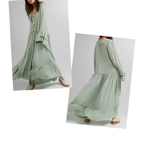 chinese dress ladies Free People Sweet Darlin Maxi Ivory XS at Amazon Women's Clothing store